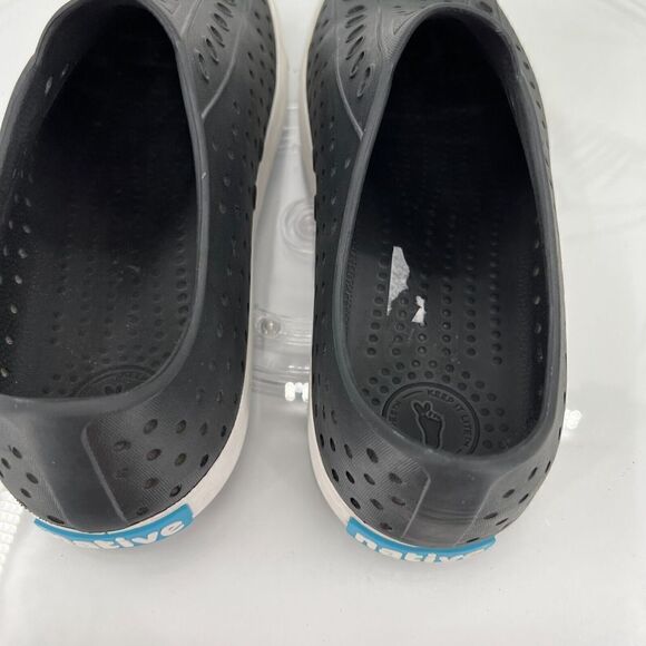 Native Jefferson Slip On Clog Sneaker Size 11 Perforated Rubber Gray Water Shoe - Picture 6 of 10